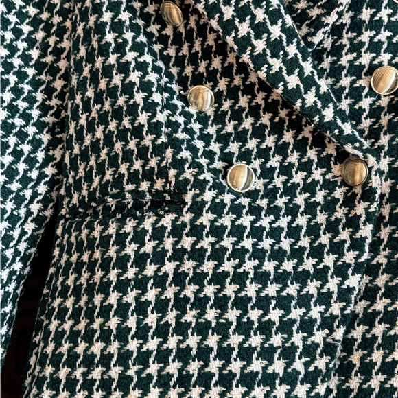 House of Harlow 1960 Houndstooth Blazer with Gold Buttons - Picture 2 of 5